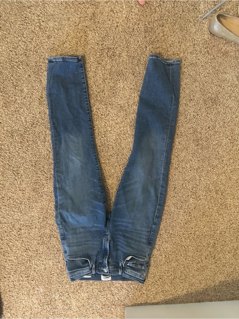 Citizens Of Humanity Blue Skinny Stretch Jeans